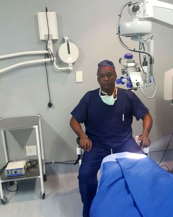 Dr Nakashololo, Ophthalmologist.